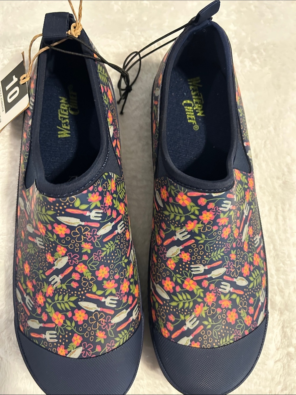 Western chief women’s garden tool Neoprene slip-on-blue. Size 10 - Picture 7 of 12